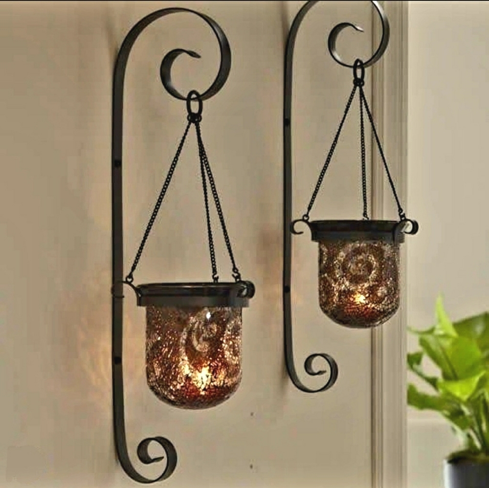 Partylite Amaretto Swirl Wall Sconce - 1 Sconce